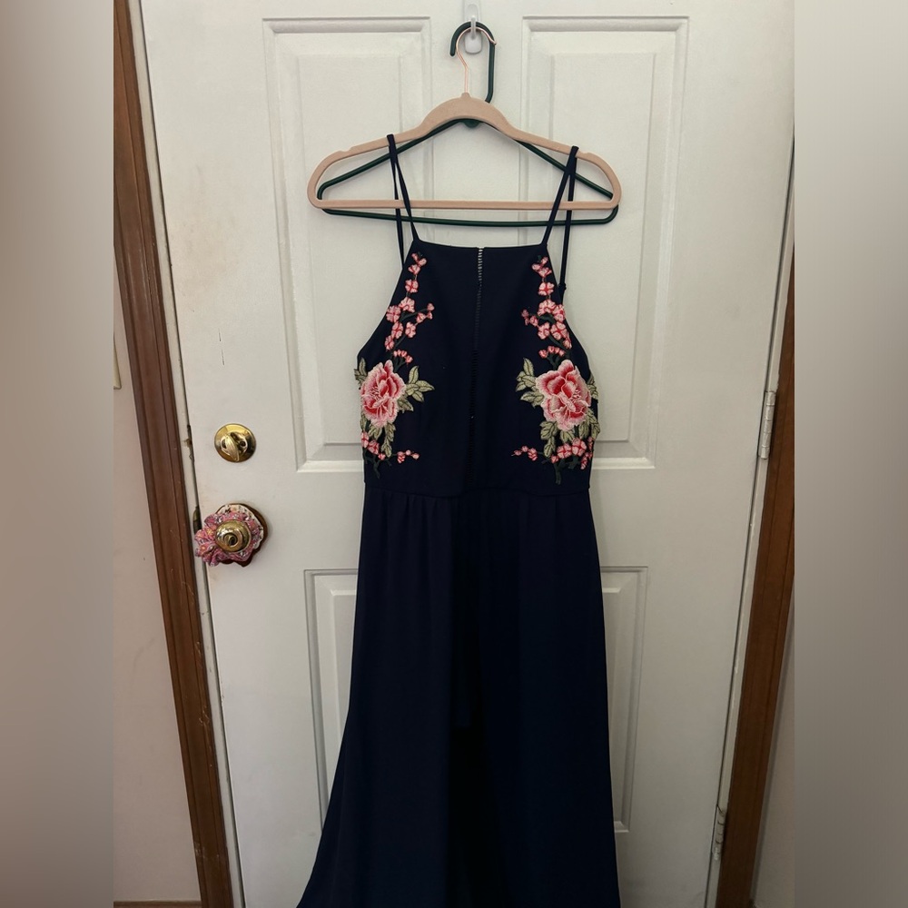 NWT embroidered jumpsuit